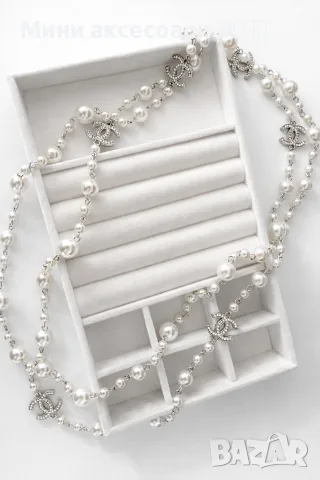 CHANEL колие, обеци, снимка 12 - Колиета, медальони, синджири - 52132282