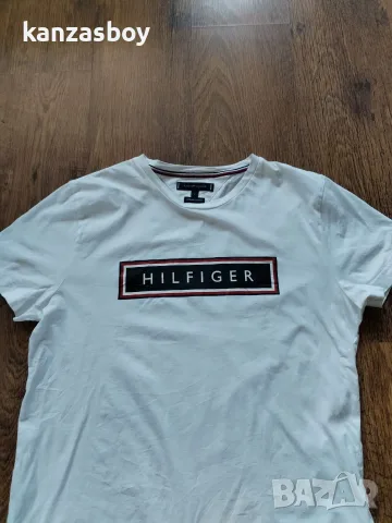 Tommy Hilfiger - страхотна мъжка тениска L, снимка 4 - Тениски - 55652192