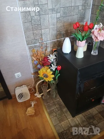 Продавам камина с водна риза, снимка 5 - Отоплителни печки - 55501869