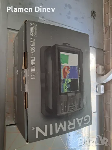 риболовен сонар garmin fishfinder striker vivid 5cv + transducer 