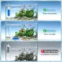 Потопяем аквариумен филтър за 1200L/h, 3-в-1 биохимичен гъбен филтър за филтрация, 15W, снимка 4