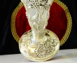 Посребрена ваза,лози,грозде,Art Nouveau , снимка 5