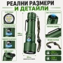 Мощен прожектор YEMAO 5080 лумена – Тактически акумулаторен фенер с Power Bank, снимка 5