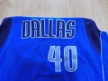 баскетболен потник dallas mavericks barnes # 40 nba adidas екип тениска спортен мъжки оригинален XL, снимка 4