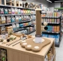 Драскалка за котки 38 см с играчки и плюшена основа , снимка 1
