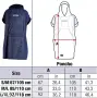 Cressi пончо хавлия L/XL 92 × 118 см, тъмносиня, снимка 5