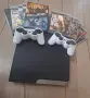PlayStation 3 Slim 160GB + 2 Оригинални Джойстика + 10 Игри, снимка 6