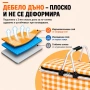 Сгъваема термоизолираща пикник кошница 30L с алуминиева рамка, снимка 3