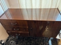 Ретро дървен шкаф / TV секция – винтидж мебели 70-те, снимка 1
