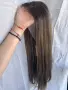 НОВА Кафява естествена перука! 100% високо качество, снимка 4