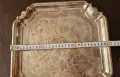 Аристократичен винтидж посребрен поднос, снимка 5