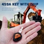 Нов Програмируем ключ Kubota 459A RC411-53933 RC461-53930 за мини багер, снимка 5