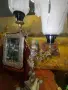 Уникална барокова лампа от 20 те години на миналия век.Направена е от антикварен свещник с абажурu, снимка 8