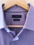 Мъжка риза Tommy Hilfiger Tailored Fit лилава карирана риза размер XL 100% памук, снимка 3