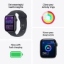 Apple Watch SE 3, GPS, Корпус Midnight Aluminium 44mm, Midnight Black, Sport Band, снимка 1