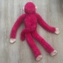 Розова плюшена маймунка с лепящи крака , снимка 4