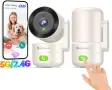 SYMYNELEC 2.4/5GHz Вътрешна охранителна камера: 2K 4MP камера, снимка 1