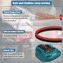 Адаптер за стартер за Bosch Professional 18V батерия 11 Gauge Booster кабели за 12V , снимка 5