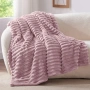Плюшено одеяло 150x200см Corduroy Berry Purple, снимка 1