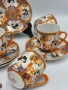 Satsuma Japan японски порцеланов сервиз за кафе,  „Lithophane Geisha“, снимка 10