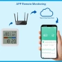 Smart Life, Tuya WiFi смарт сензор за температура и влажност с подсветка хигрометър термометър TH08B, снимка 7
