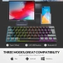 Rii RK802 Wireless Mechanical Keyboard – безжична механична gaming клавиатура с RGB и Red Switches, снимка 2