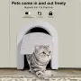 Вътрешна двустранна ключалка за котешка врата за котки до 9 кг  НОВО, снимка 4