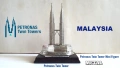 Метален Сувенир Malaysia Petronas Twin Towers, снимка 1