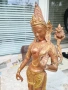 Голяма бронзова Тара,статуетка-43 см., снимка 7