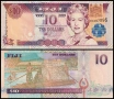 ❤️ ⭐ Фиджи 2002 10 долара UNC нова ⭐ ❤️, снимка 1