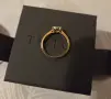ЧИСТО НОВ Годежен Пръстен TEILOR с Диаманти 0.34ct | 18К Жълто Злато + Сертификат (Разм. 56), снимка 3