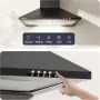 Кухненски абсорбатор CIARRA 60 см, 404 m³/h с функция за рециркулация, Черен, снимка 6