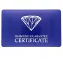 Златен дамски пръстен с диамант 0,10Ct. чистота:SI размер:54 модел:42553-1, снимка 6