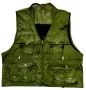 Рибарска жилетка в зелено, размери 2XL/3XL, с много джобове, снимка 2