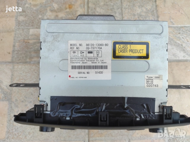 Радио CD за Тойота Корола Версо 2001-2004г Toyota Corolla Verso, снимка 3 - Части - 54610020