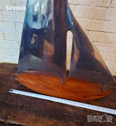 Голяма пластика "Платноходка", снимка 4 - Статуетки - 54084304