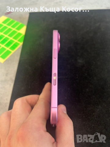 Apple iPhone 16 Pink 128 gb 100% бат., снимка 3 - Apple iPhone - 54449363