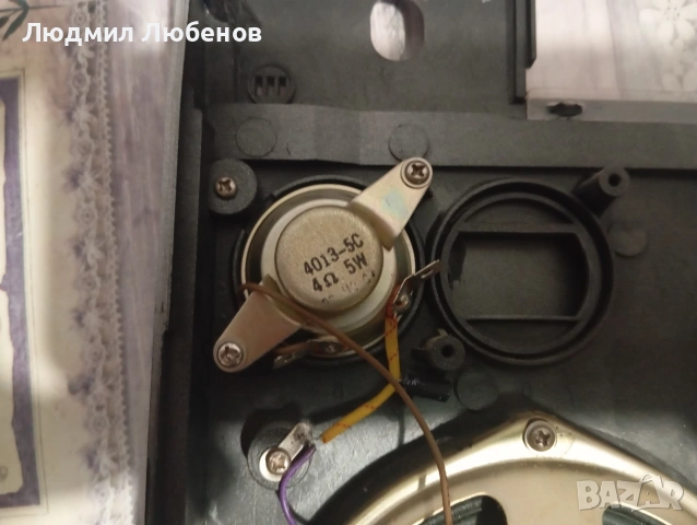 Комплект качествени 4" 8ватa,4омa широколентови говорители с пищялки предна част от касетофонa, снимка 5 - Радиокасетофони, транзистори - 55093716