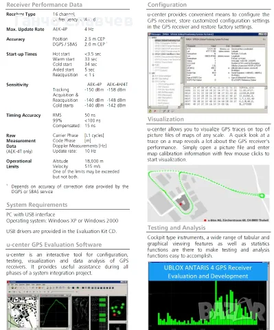 UBLOX ANTARIS 4 GPS комплект за прецизно позициониране с нискобюджетен GPS приемник, снимка 9 - Друга електроника - 55425069