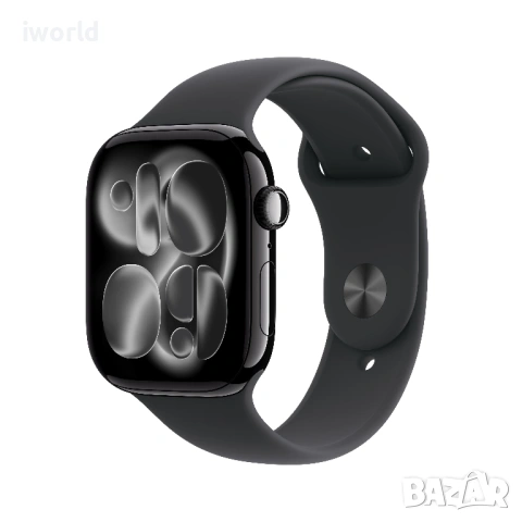 НОВ❗️APPLE WATCH 11 Лизинг от 23€/мес  2025 /46mm/ Jet Black AL SB M/L CEL❗️ ГАРАНЦИЯ, снимка 2 - Apple iPhone - 54666759
