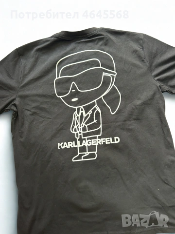 Мъжка тениска Karl Lagerfeld , снимка 2 - Спортни дрехи, екипи - 55153606