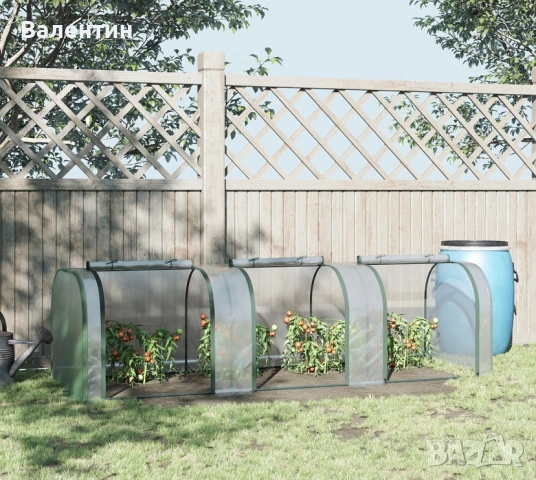 PVC покривало за тунелна оранжерия Outsunny, снимка 2 - Оранжерии - 55009358
