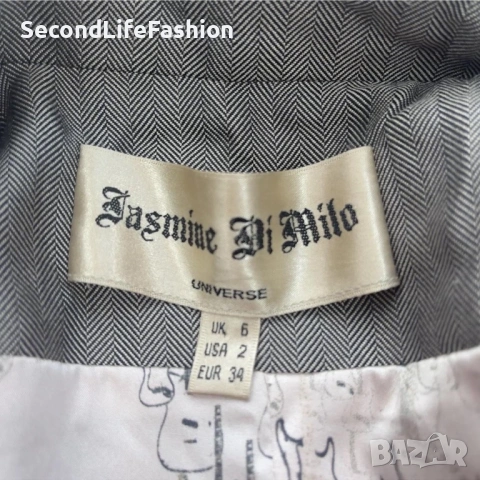 Jasmine di Milo дамско сако манто коприна размер XS, снимка 2 - Якета - 54155094