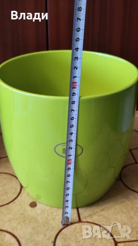 Кашпа - зелена, немска, снимка 16 - Стайни растения - 54339427