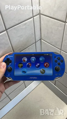 PS Vita PCH-1000 Sapphire Blue OLED, снимка 2 - PlayStation конзоли - 55639130