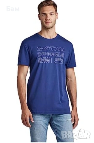 Оригинална мъжка тениска G-Star RAW Originals размер Л
