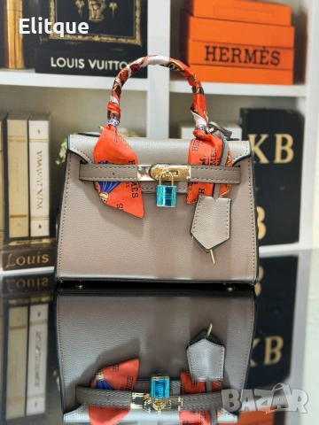 чанти 👜HERMES Kelly 𝐦𝐢𝐧𝐢 ↔️𝟐𝟏𝐜𝐦↕️𝟏𝟔 𝐜𝐦 ✅ , снимка 3 - Чанти - 54485203