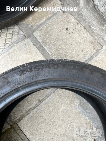 Летни гуми Continental 245/40 R18, снимка 3 - Гуми и джанти - 54586648