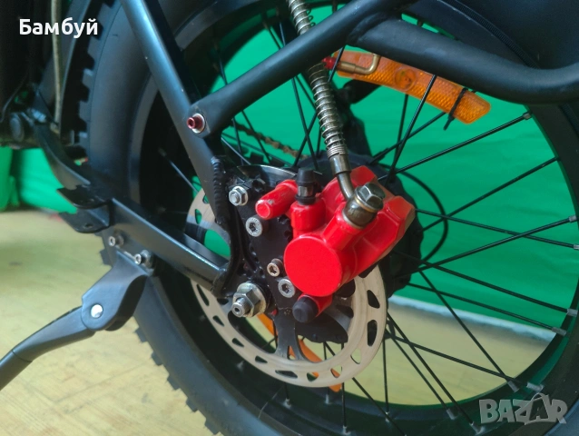 Custom Dual Motor AWD Fat E-Bike 2000W / 48V 44Ah / Off-Road Build, снимка 13 - Велосипеди - 55181303