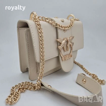 Pinko Нова Дамска Кожена Чанта Пинко , снимка 2 - Чанти - 54096190